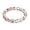 Rosa Rosen | 925 Sterling Silber | Firefly Glasgarten Armband