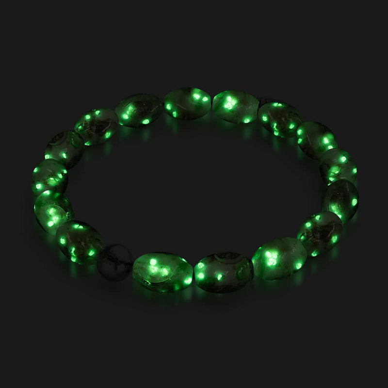 Lila Rose | 925 Sterling Silber | Firefly Glasgarten Armband