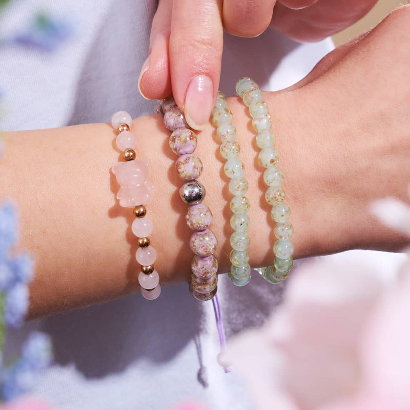 Sukkulente | 925er Sterlingsilber | Glühwürmchen-Glasfolie