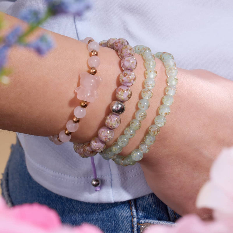 Sukkulente | 925er Sterlingsilber | Glühwürmchen-Glasfolie