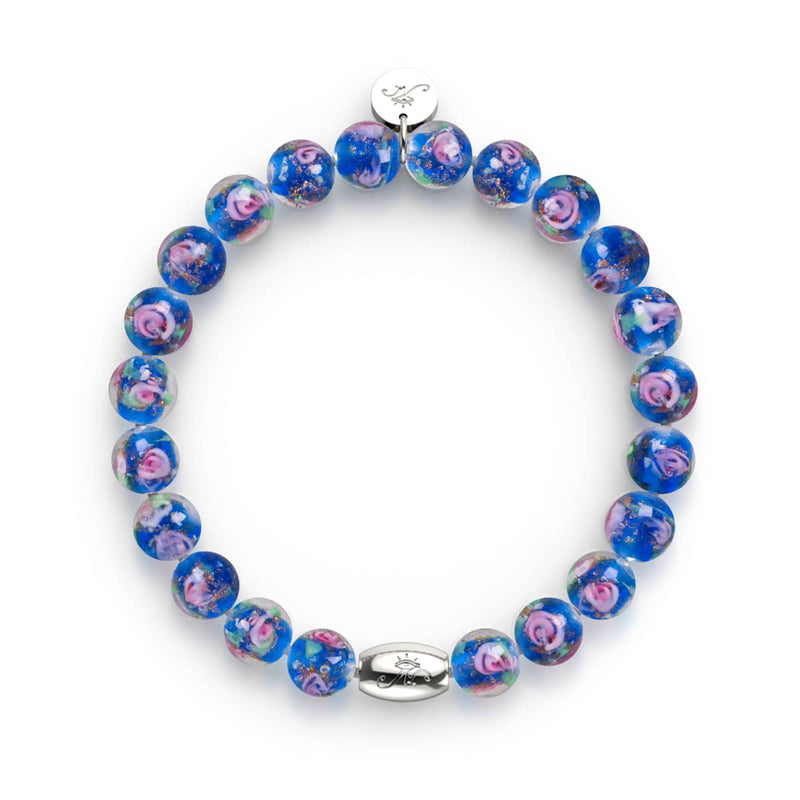 Topasgarten | 925er Sterlingsilber | Firefly-Glasgarten-Armband