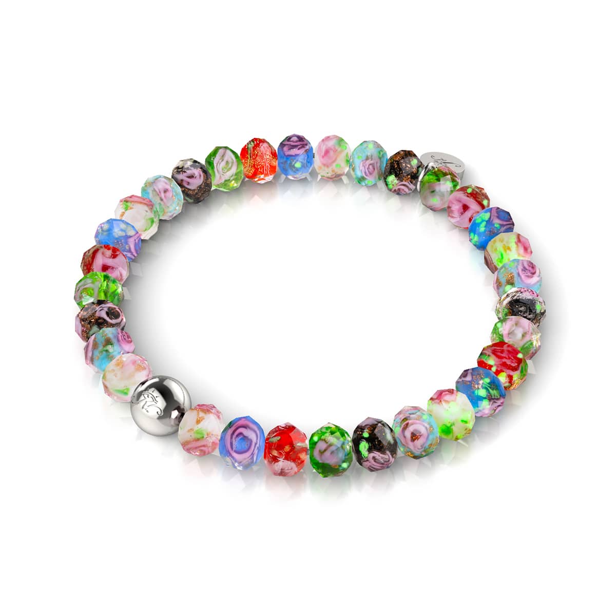 Wildblumen | Firefly Glas Diamanten Armband