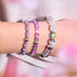 Regenbogenhimmel | 925er Sterlingsilber | Statement-Armband aus Galaxieglas