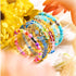 Regenbogen Wickelarmband | Galaxie Glasarmband