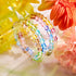 Regenbogen Wickelarmband | Galaxie Glasarmband
