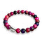 Mulberry Trance | 925 Sterling Silber | Galaxy Tigerauge Armband
