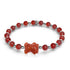Blutorange | Gemmy Bear Armband | Karneol x Silber
