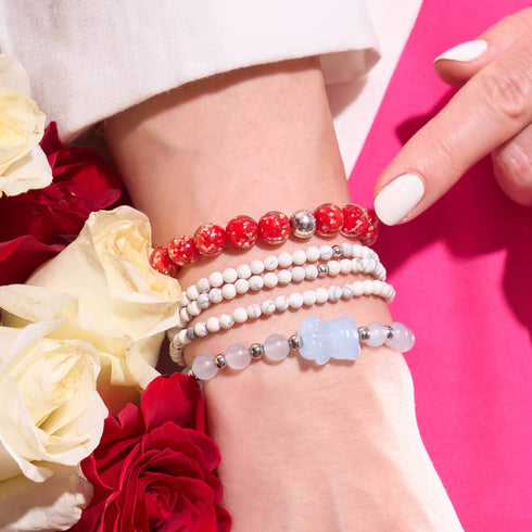 Oceanus | Gemmy Bear Armband | Aquamarin x Silber