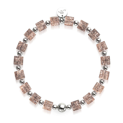 Cola | Glitzerglas | Zuckerwürfel-Armband