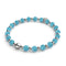 Fidschi-Blau | Kristall-Kikiballa-Armband