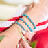 Fidschi-Blau | Kristall-Kikiballa-Armband