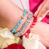 Fidschi-Blau | Kristall-Kikiballa-Armband