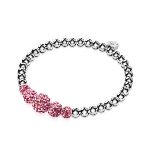 Volle Blüte | Kristallkaskade Kikiballa Armband
