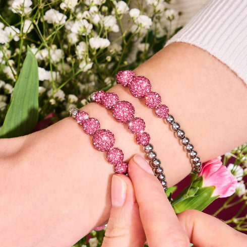 Volle Blüte | Kristallkaskade Kikiballa Armband