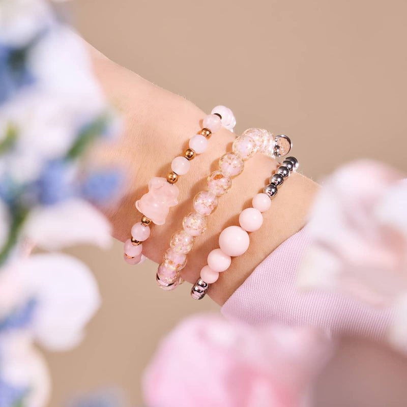 Altrosa | Silber | Lumos Keramik-Ausdrucksarmband