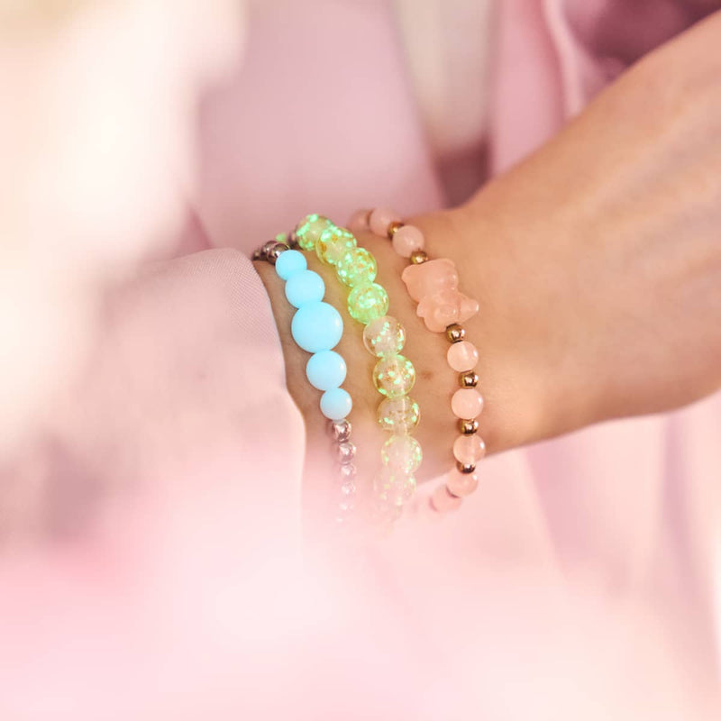 Altrosa | Silber | Lumos Keramik-Ausdrucksarmband