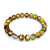 Jägermond | 925 Sterling Silber | Mondglas-Armband