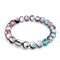 Rosa Mond | 925 Sterling Silber | Mondglas Armband