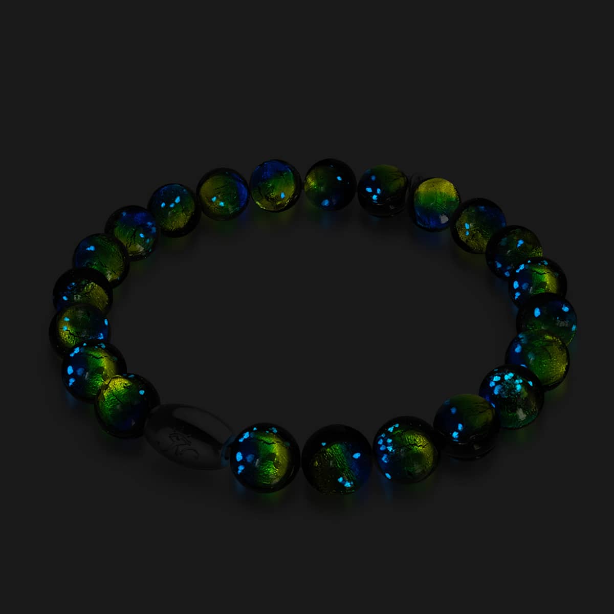 Türkisfarbener Horizont | 925er Sterlingsilber | Mondglasarmband