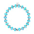 Aquamarin | Silber | Meerjungfrau Glas Macaron Armband