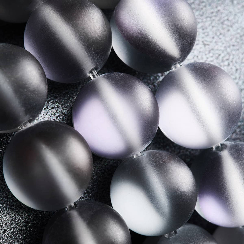 Karbonit | Silber | Statement-Armband aus Meerjungfrauenglas