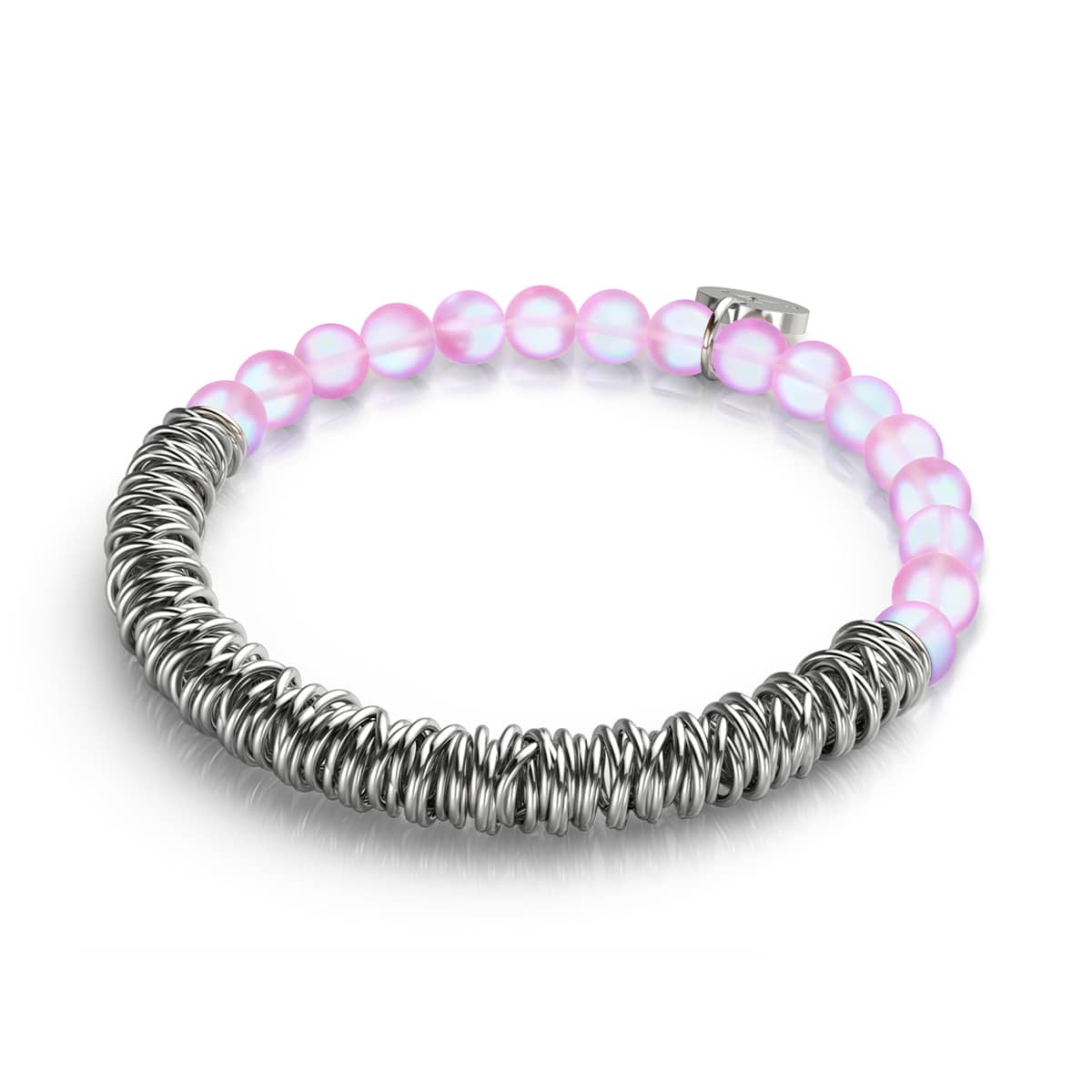 Lavendel | Silber | Meerjungfrauenglas x Links of Love Armband
