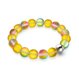 Einhorn Gelb | Silber | Meerjungfrau Glas Statement Armband