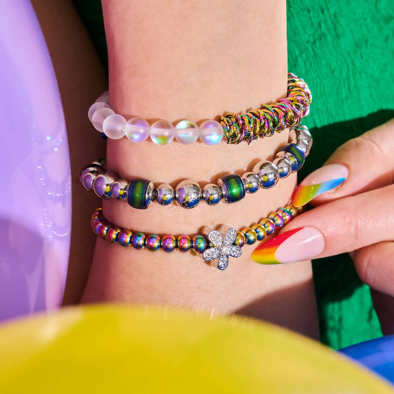 Chromata | Silber | Stimmungsstein-Armband