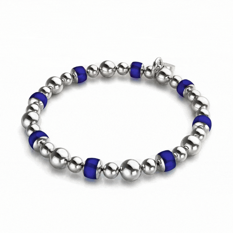 Chromata | Silber | Stimmungsstein-Armband