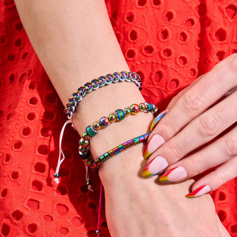 Chromata | Einhorn Silber | Stimmungsstein Armband