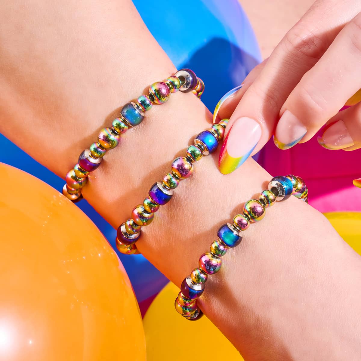 Chromata | Einhorn Silber | Stimmungsstein Armband