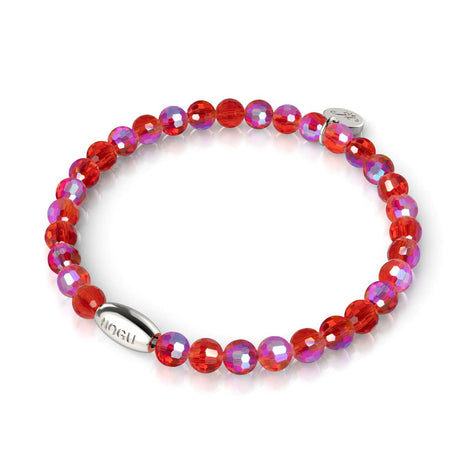 Kirschbombe | Facettiertes Prisma Armband