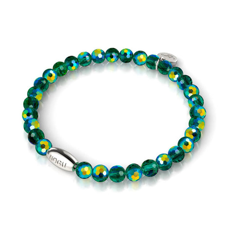 Tiefes Türkis | Facettiertes Prisma-Armband