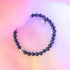 Blauer Sandstein | 925er Sterlingsilber | Armband mit heilenden Edelsteinperlen