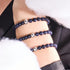 Blauer Sandstein | 925er Sterlingsilber | Armband mit heilenden Edelsteinperlen