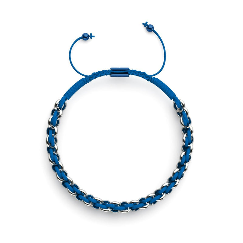 65 Glieder | Blaues Kismet-Armband