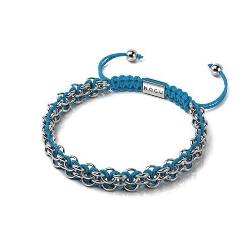 Kismet Links | Pantone Armband | Silber | Capri