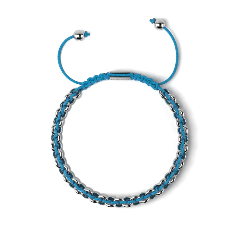 Kismet Links | Pantone Armband | Silber | Capri