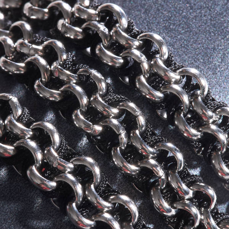 Panda Links | Mini Kismet Armband | Schwarz x Silber