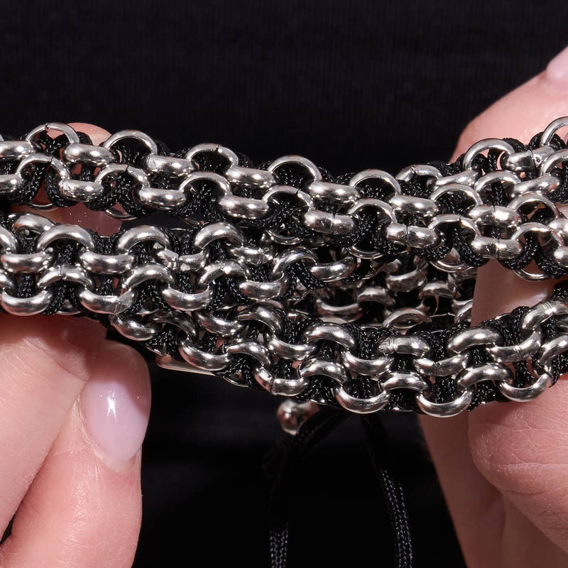 Panda Links | Mini Kismet Armband | Schwarz x Silber