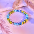 Sonne und Himmel | Ukrainische Hilfe | Glühwürmchen-Glasperlenarmband