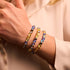 Sonne und Himmel | Ukrainische Hilfe | Galaxie-Glasperlenarmband
