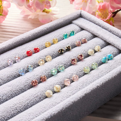 FIREFLY GLASS™ MINI STUD EARRINGS - NOGU.studio