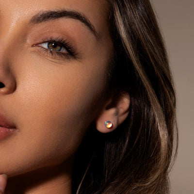 MERMAID AND GALAXY GLASS EARRINGS - NOGU.studio