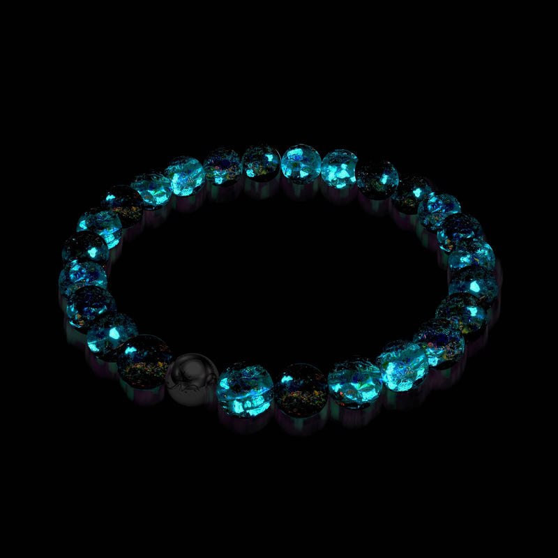 Caramel Ice | Firework Glass Ice Drop Bracelet