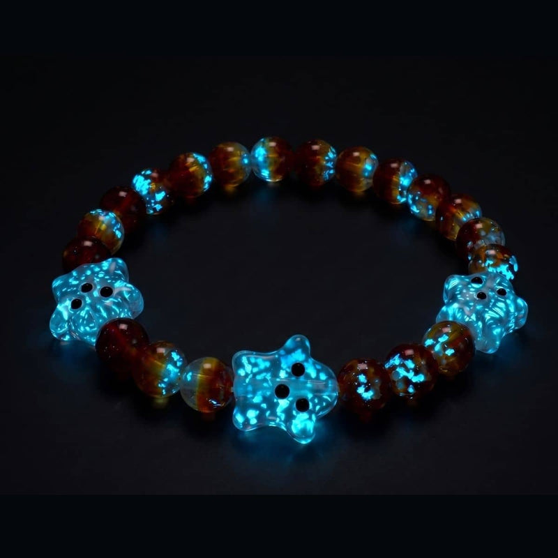 Berry Boo | Silber | Glühwürmchen-Glas-Geisterarmband 