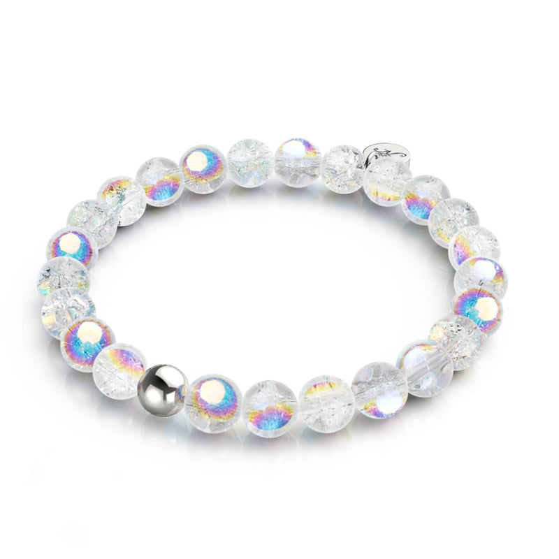 Einfrieren | 925 Sterling Silber | Blasenglas-Armband 