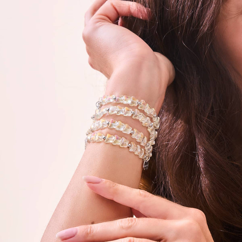 Champagner | 925er Sterlingsilber | Schmetterlingswickel