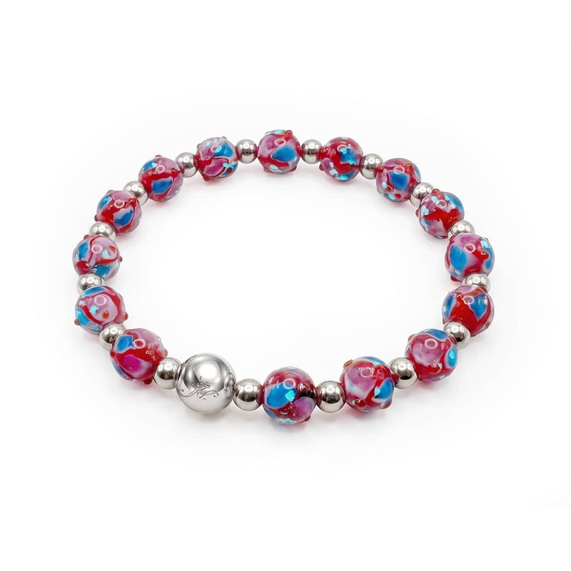 Cherry | Firefly Glass Tulip Bracelet