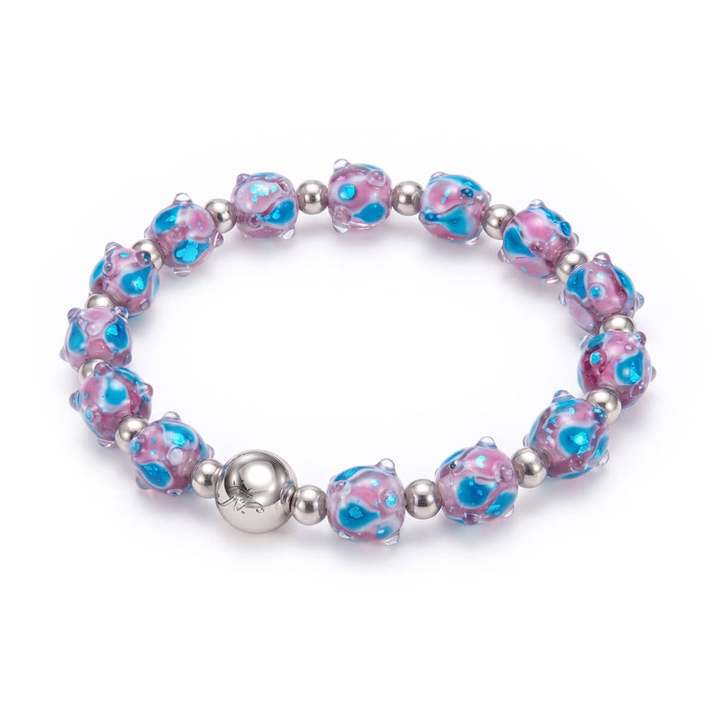 Twilight Bloom | Firefly Glass Tulip Bracelet